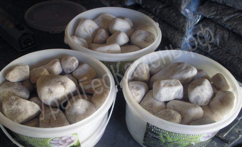 Камни для бани Кварц окатанный 15кг в Санкт-Петербурге