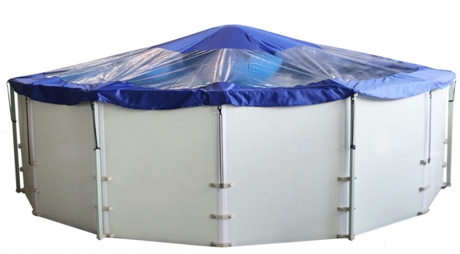 Тент для бассейна с надувной подушкой "Фиеста" в Санкт-Петербурге