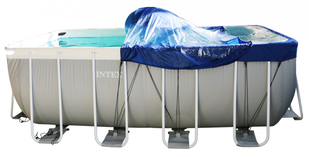 Тент для прямоугольного бассейна Intex/Bestway с надувной подушкой "Фиеста" в Санкт-Петербурге
