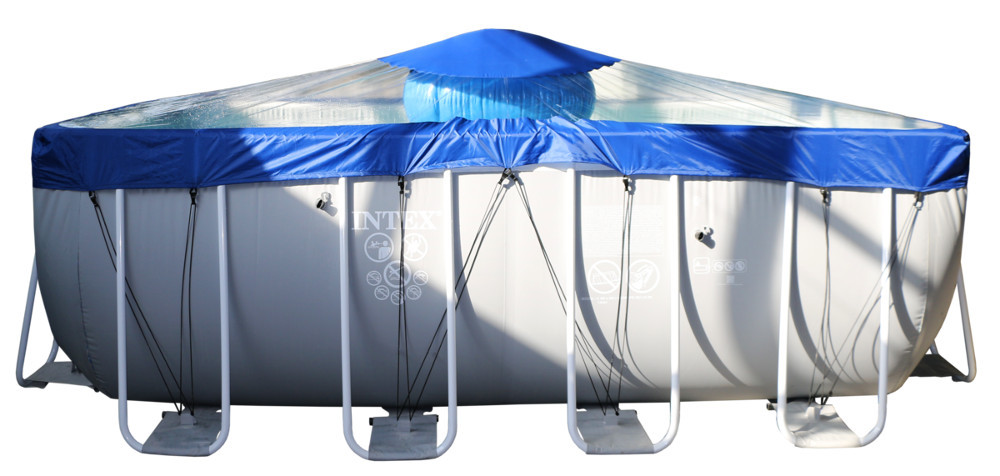 Тент для прямоугольного бассейна Intex/Bestway с надувной подушкой "Фиеста" в Санкт-Петербурге