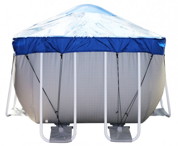 Тент для прямоугольного бассейна Intex/Bestway с надувной подушкой "Фиеста" в Санкт-Петербурге