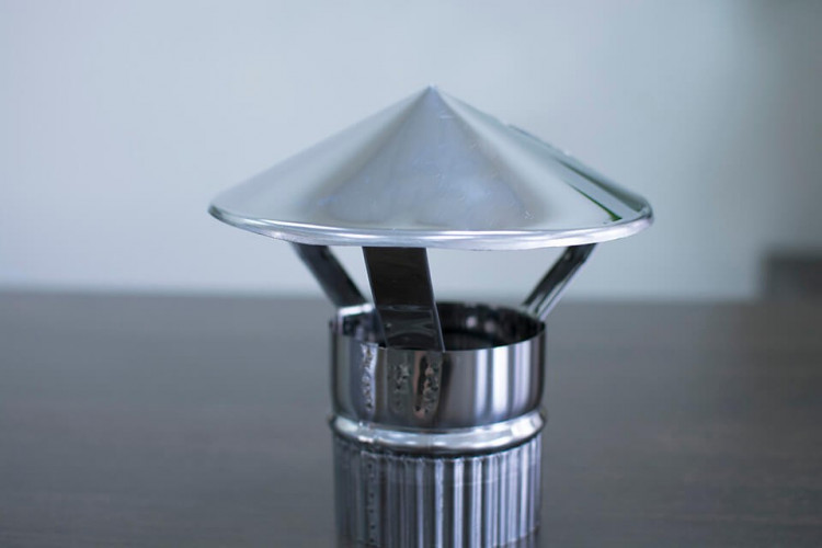 Зонт-дымник на трубу d-65 мм.(нерж) в Санкт-Петербурге