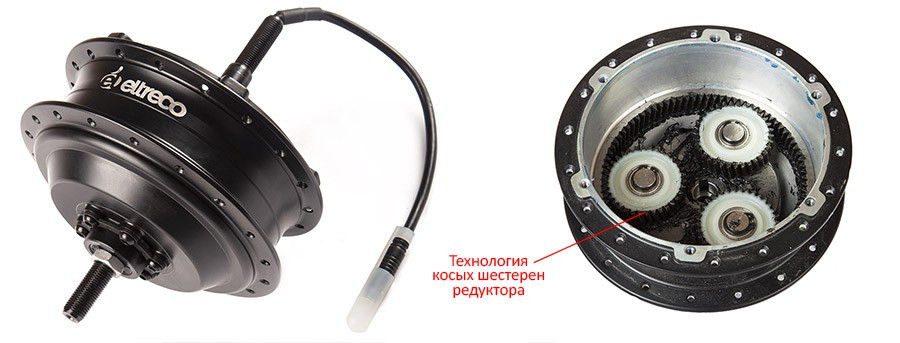 Мотор-колесо Eltreco 48V 500W LCD 27,5" АКБ  48V 10А/ч в Санкт-Петербурге