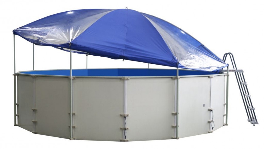 Подъемный тент-навес для бассейна "Фиеста" в Санкт-Петербурге
