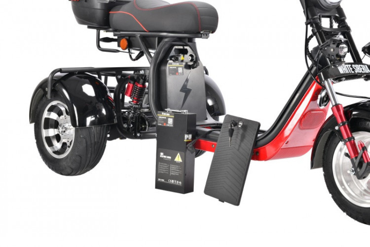 Электроскутер White Siberia PRO TRIKE 3000W в Санкт-Петербурге