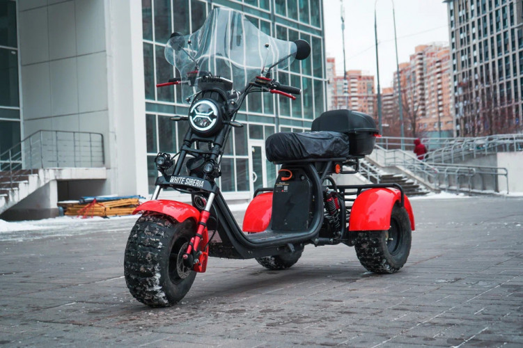 Электроскутер White Siberia PRO TRIKE 3000W в Санкт-Петербурге