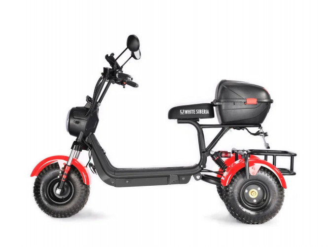 Электроскутер White Siberia TRIKE MINI 1500W в Санкт-Петербурге