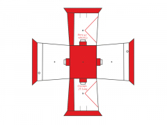 Зимняя палатка для рыбалки Куб Снегирь 2T Long Компакт