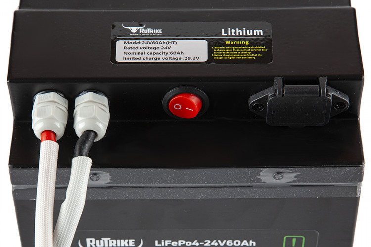 Тяговый железо-фосфатный аккумулятор RuTrike LiFePO4 24V60Ah (80А) в Санкт-Петербурге