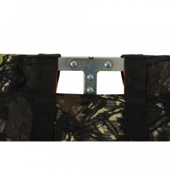 Раскладушка алюминиевая Медведь 190x75 см (широкая) 