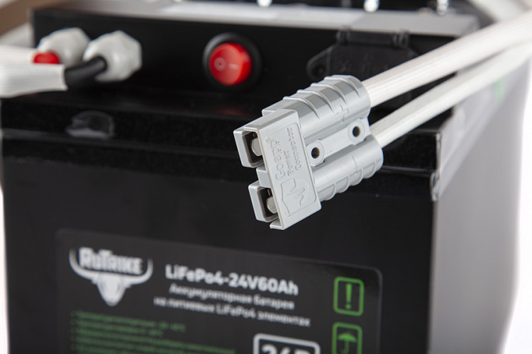 Тяговый железо-фосфатный аккумулятор RuTrike LiFePO4 60V48Ah (60А) в Санкт-Петербурге