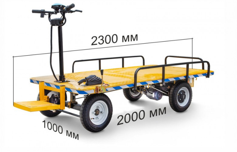 Грузовая электрическая тележка RuTrike СКЛАД 2000 П в Санкт-Петербурге