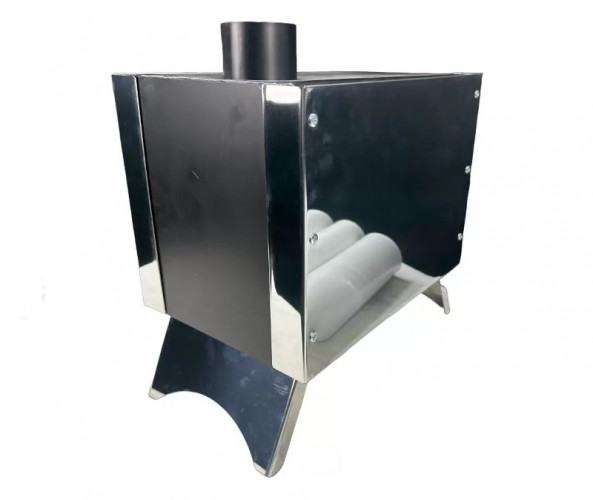 Печь дровяная Сибирка малая из нержавейки в Санкт-Петербурге