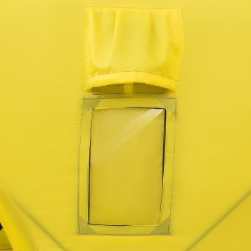 Палатка для рыбалки Helios Куб 1,5х1,5 желто/серый в Санкт-Петербурге