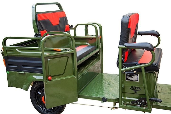 Грузовой электрический трицикл RuTrike Вояж П Трансформер в Санкт-Петербурге