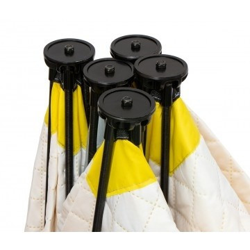 Палатка для рыбалки Helios утепл.Куб 1,5х1,5 желтый/серый в Санкт-Петербурге