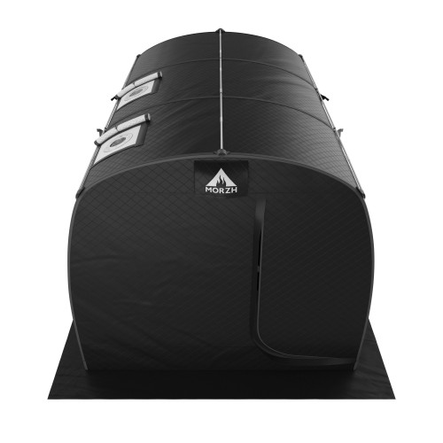 Мобильная баня-палатка МОРЖ Max (Черный) в Санкт-Петербурге