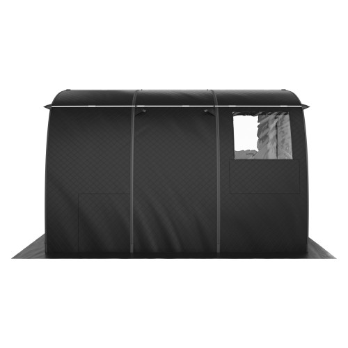 Мобильная баня-палатка МОРЖ Max (Черный) в Санкт-Петербурге