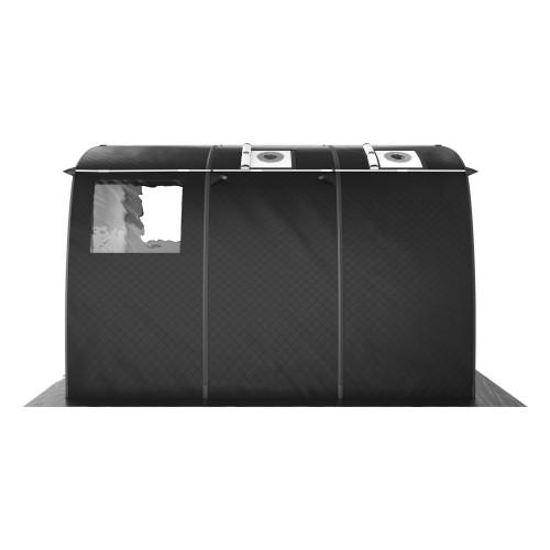 Мобильная баня-палатка МОРЖ Max (Черный) в Санкт-Петербурге