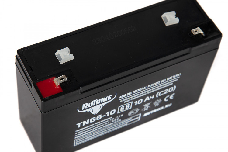 Тяговый гелевый аккумулятор RuTrike TNG 6-10 (6V10A/H C20) в Санкт-Петербурге