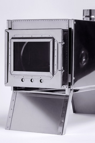 Печь-камин Инвент большая в Санкт-Петербурге