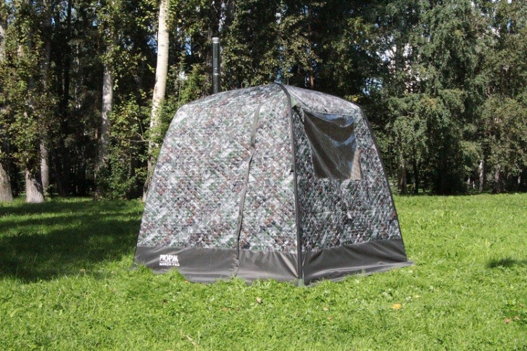 Мобильная баня-палатка МОРЖ (2 сорт) в Санкт-Петербурге