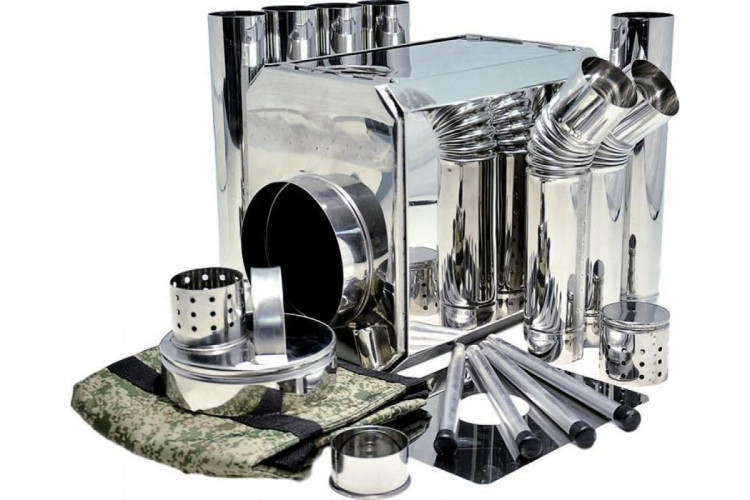 Печь пошехонка Турист 15 л с 3D экранами сталь 0,6мм в Санкт-Петербурге