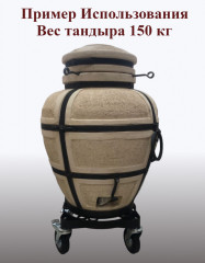 Тележка для тандыра модульная ТМ (4 колеса)