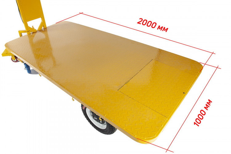 Грузовая электрическая тележка RuTrike Плита 2000 в Санкт-Петербурге