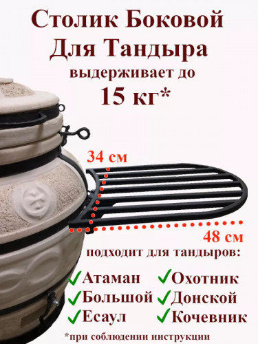 Боковой столик для тандыра в Санкт-Петербурге