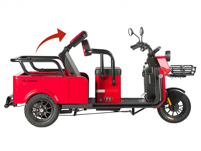 Пассажирский электротрицикл Wanshida LC-F200 в Санкт-Петербурге