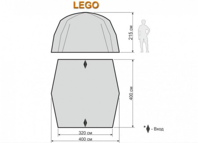 Шатер-тент World of Maverick LEGO в Санкт-Петербурге