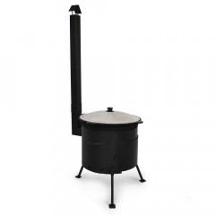 Печь с трубой под казан 12 литров, 360 мм