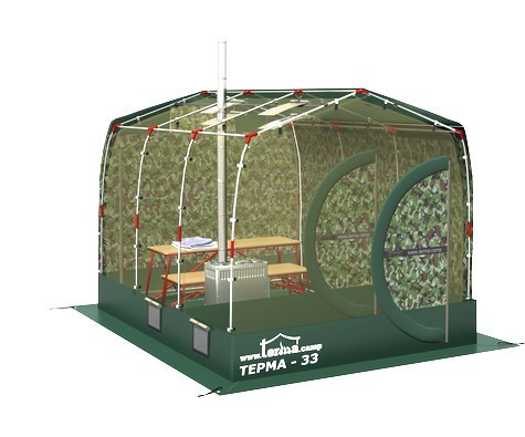 Зимняя палатка Терма-33 в Санкт-Петербурге