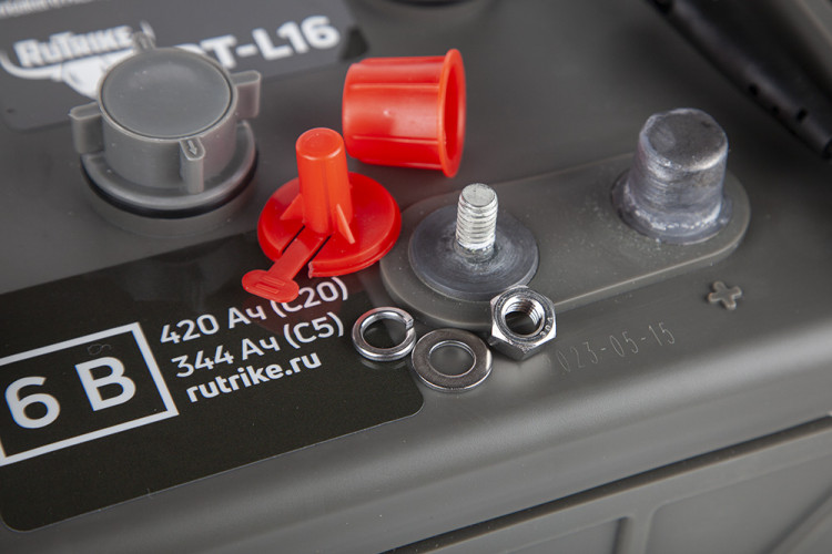 Тяговый аккумулятор RuTrike WET DTL16 (L16H-AC) 6V275A/H C3 в Санкт-Петербурге