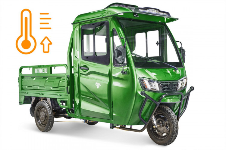 Электротрицикл Rutrike КАРГО Кабина обогрев 1500 грузовой в Санкт-Петербурге