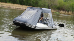 Ходовой тент для лодок серии Merlin (Кречет) Ходовой тент для лодок серии Merlin (Кречет)