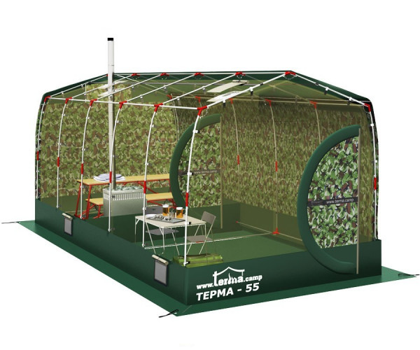 Зимняя палатка Терма-55 в Санкт-Петербурге