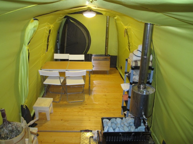 Зимняя палатка Терма-55 в Санкт-Петербурге