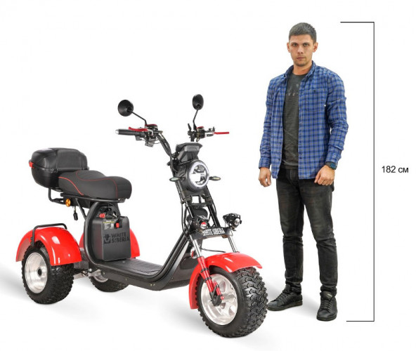 Электроскутер White Siberia IKRA 5000W в Санкт-Петербурге