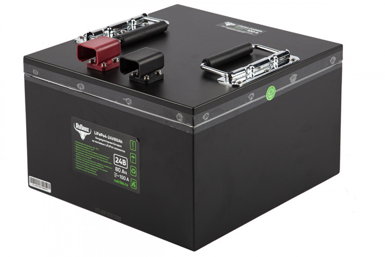 Тяговый железо-фосфатный аккумулятор RuTrike LiFePO4 24V80Ah (100A) в Санкт-Петербурге