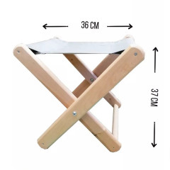 Табурет складной деревянный