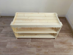 Полка для обуви деревянная