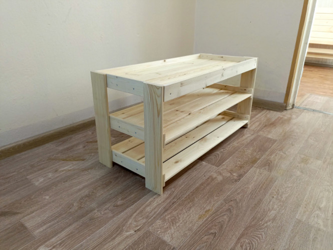 Полка для обуви деревянная в Санкт-Петербурге