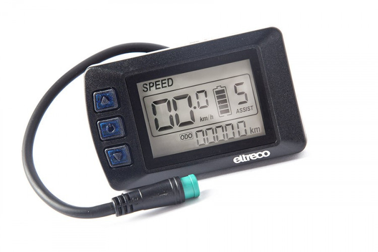 Мотор-колесо Eltreco 48V 350W LCD 26" передний АКБ HL 48V 10А/ч в Санкт-Петербурге