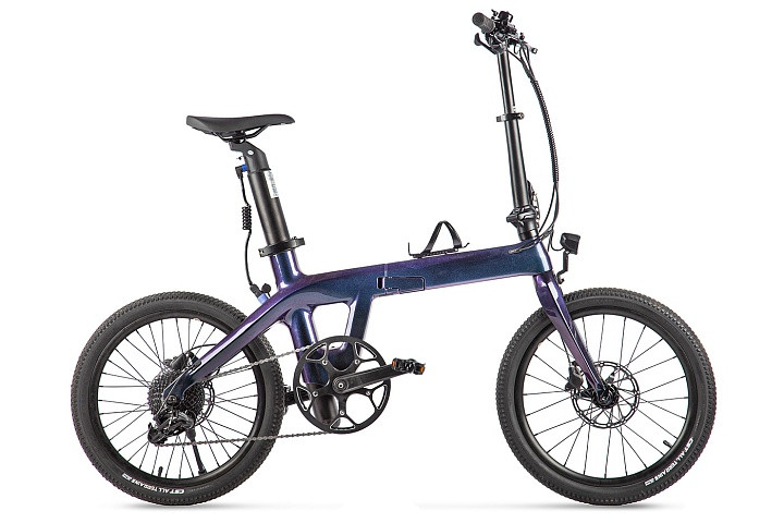 Электровелосипед складной Carbon 20" Sporto в Санкт-Петербурге