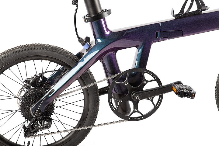 Электровелосипед складной Carbon 20" Sporto в Санкт-Петербурге