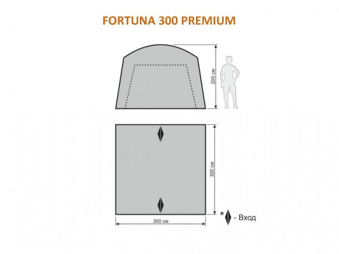 Шатер-тент World of Maverick FORTUNA 300 Premium в Санкт-Петербурге
